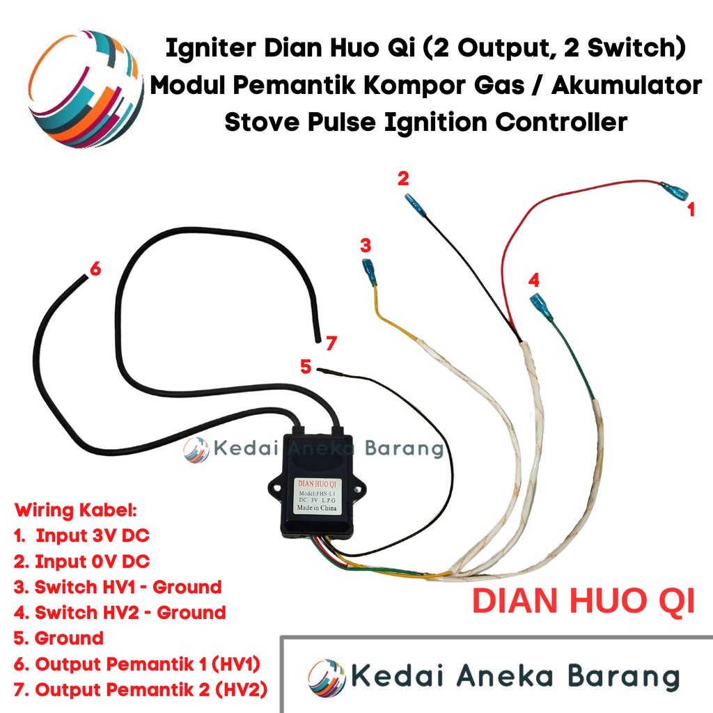 Jual Modul Pulse Ignition Igniter Akumulator Accumulator Pemantik Blue