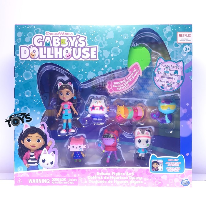 Jual Gabby's Dollhouse Dance Party Edition Deluxe Figure Set Gabby