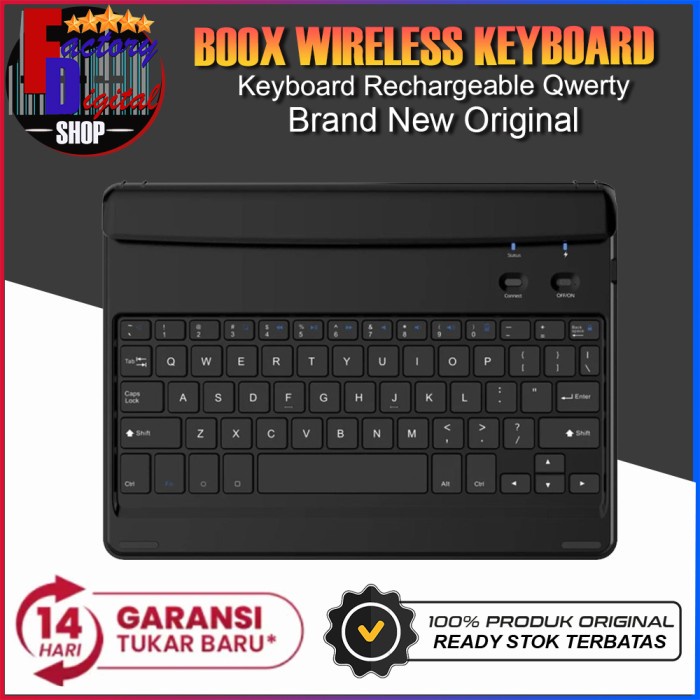 Jual Onyx BOOX Bluetooth Keyboard Wireless Qwerty Rechargeble Keyboard