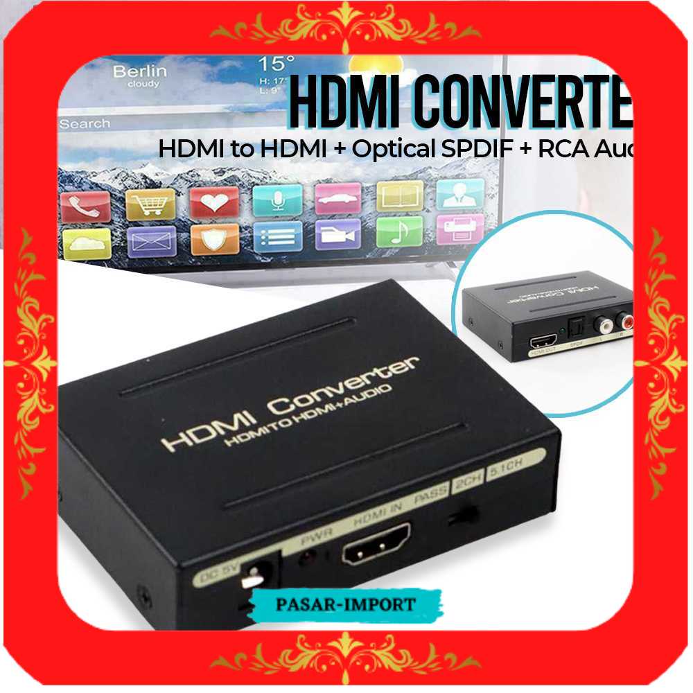 HDMI 4K Audio Extractor with HDMI Bypass - Lindy Australia