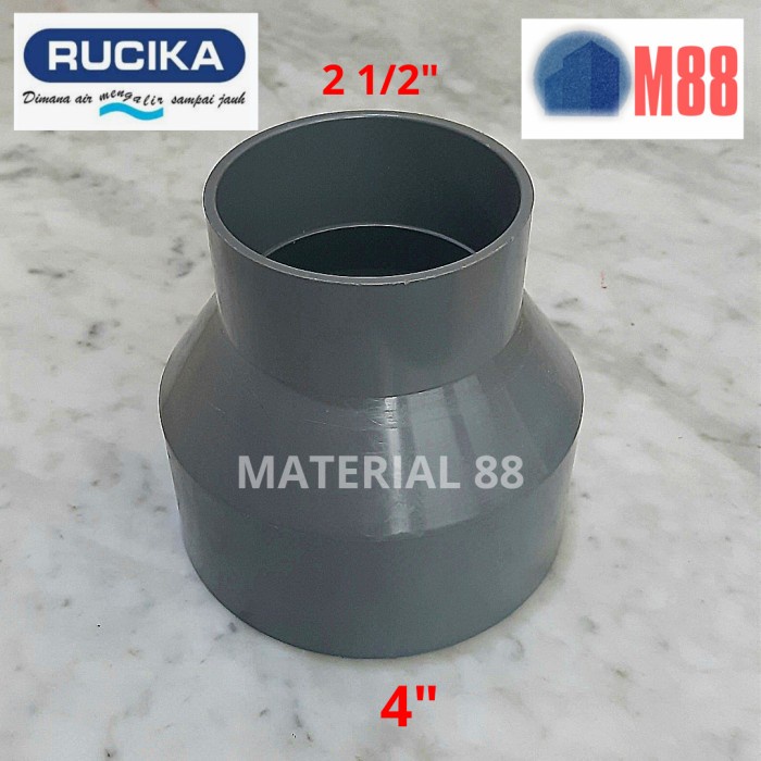 Jual RUCIKA Vlok Sok 4x2 1/2 D - Reducer 4 x 2 1/2 inch Flok Sock 4 × 2 ...