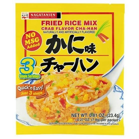 Jual Nagatanien Fried Rice Mix Crab Flavour Cha-Han 23.4g | Shopee ...