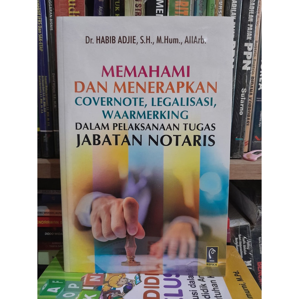 Jual MEMAHAMI DAN MENERAPKAN COVERNOTE, LEGALISASI, WAARMERKING DALAM ...