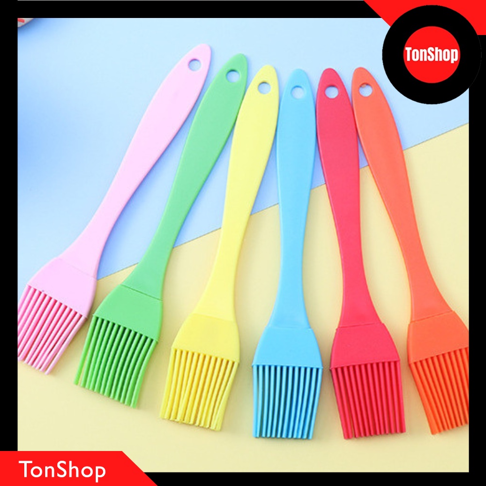 Jual Kuas Silikon Tahan Panas / Kuas Silikon Gagang Warna / Kuas ...