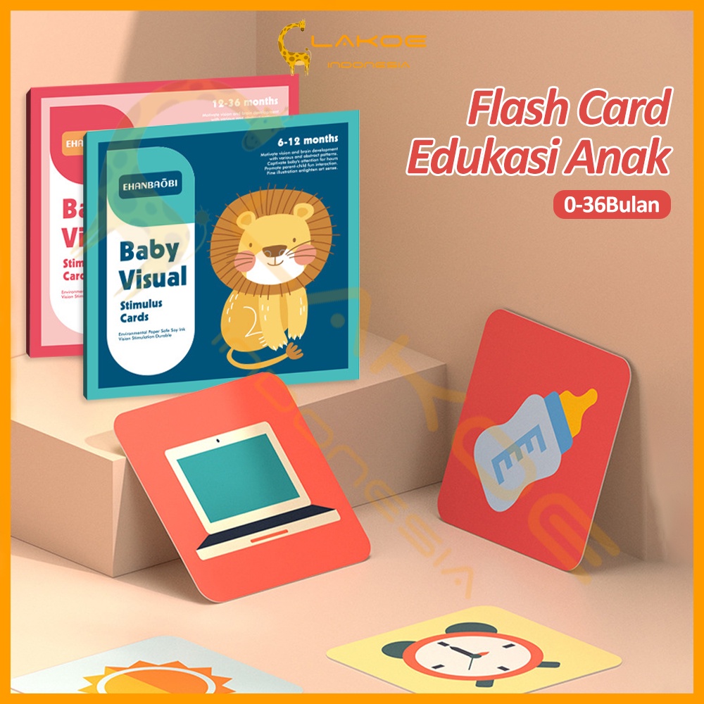 Jual Lakoe Flash Card Edukasi Anak/Visual Cards / Kartu Pintar