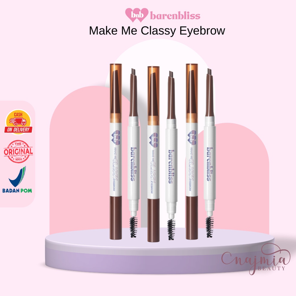 Jual Najmia Barenbliss Make Me Classy Eyebrow Pensil Alis Bnb Shopee Indonesia