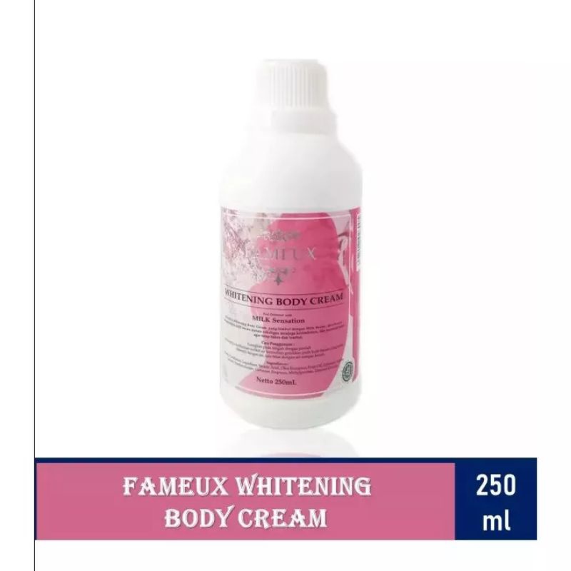Jual Fameux Whitening Body Cream (Bleaching) Shopee Indonesia