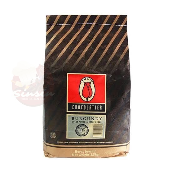 Jual Tulip Cocoa Powder Burgundy Coklat Bubuk Repack 250 Gram Shopee