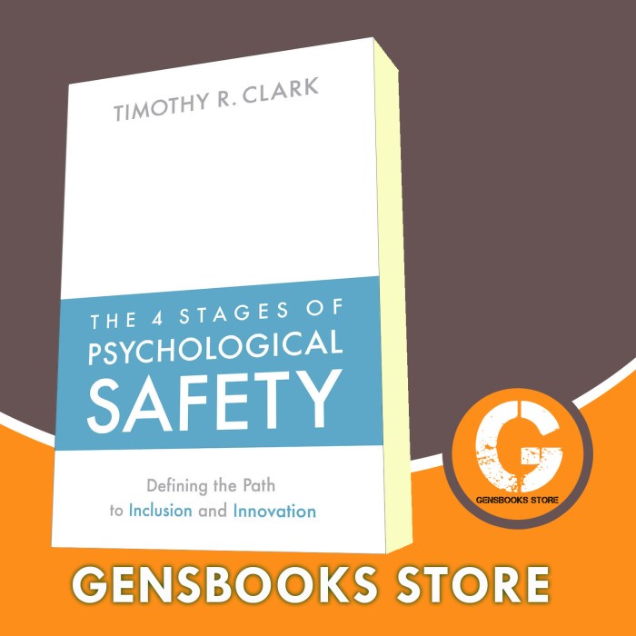 Jual The 4 Stages of Psychological Safety Timothy R. Clark | Shopee ...