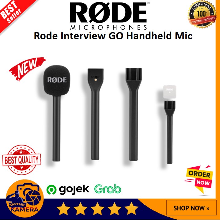 Jual Rode Interview GO Handheld Mic Adapter Handmic Wireless GO ...
