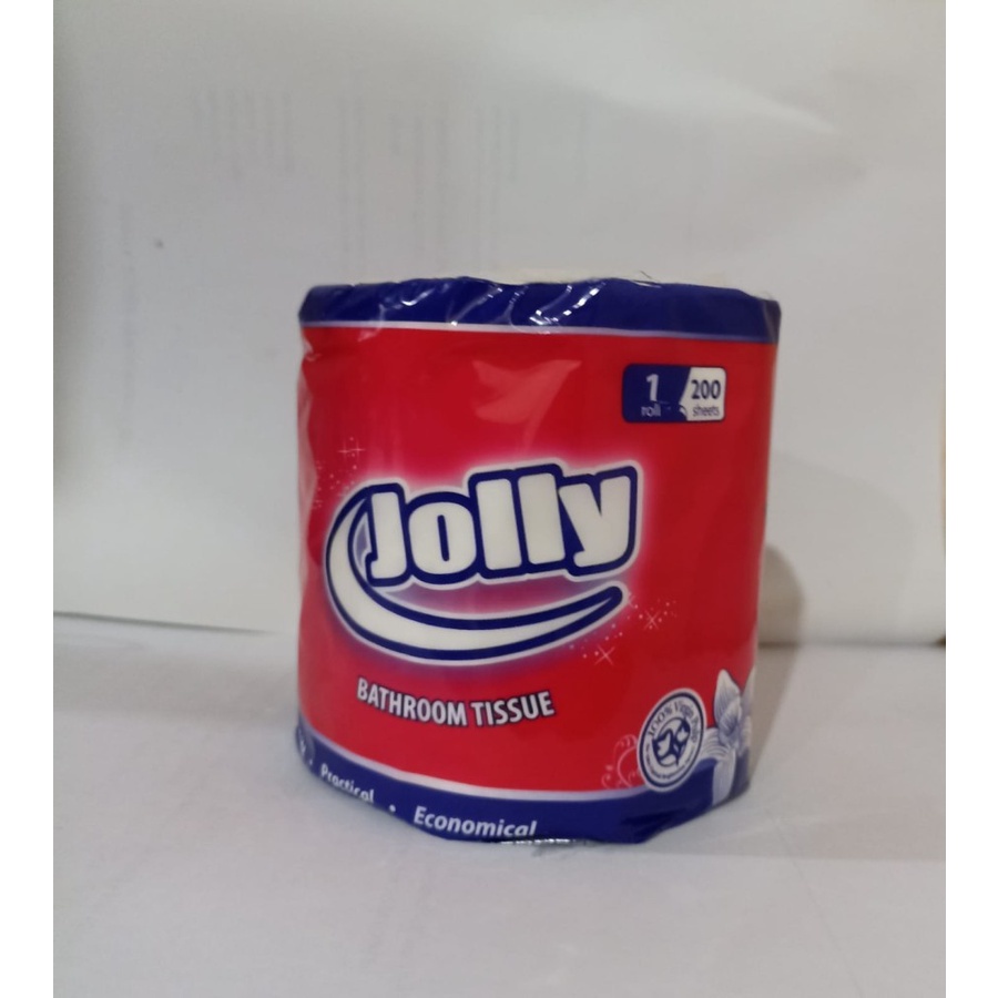 Jual Jolly Bathroom Tissue Tisu Gulung Roll Kamar Mandi Toilet 200
