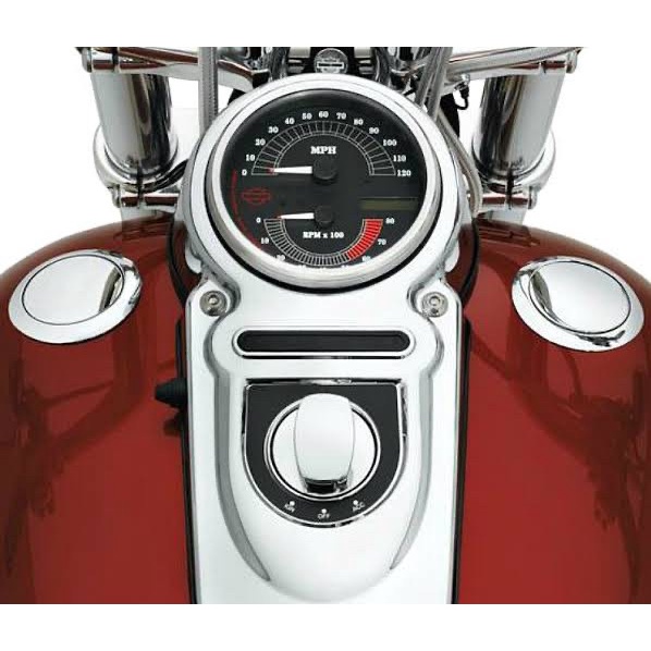Jual Harley Indicator Softail FlushMount Fuel Cap and Gauge Shopee