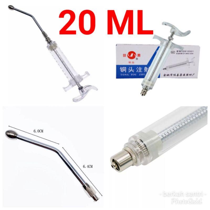 Jual Syringe Alat Suntik Sapi Lengkap Cc Hewan Besar Ml