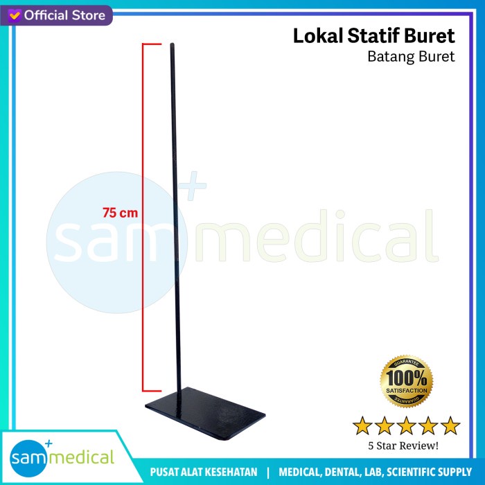 Jual Lokal Statif Buret Batang Buret Stand Burette Cm Shopee Indonesia