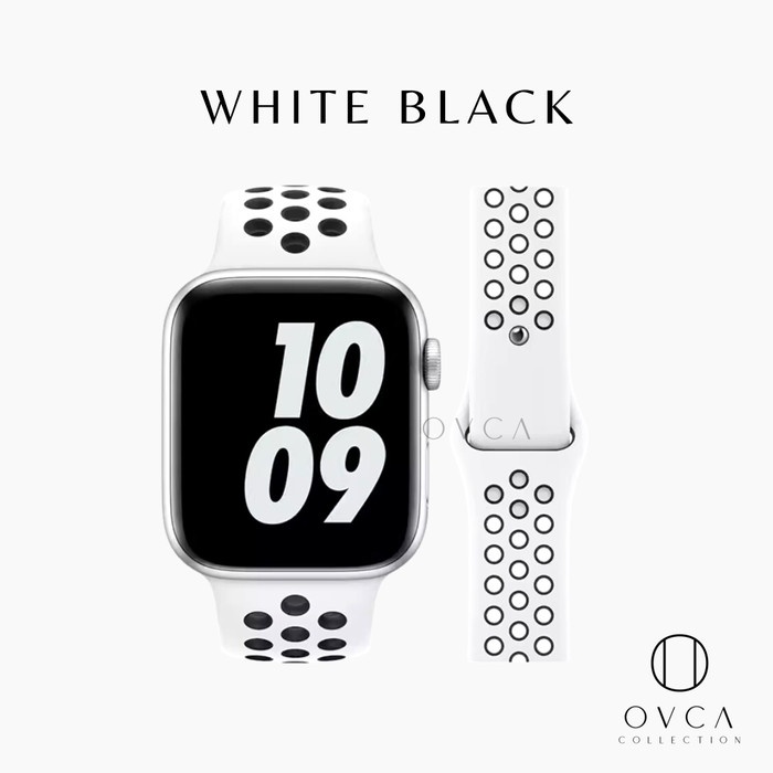 Apple Watch Strap Series ULTRA SE Nike Sport 38mm 40mm  41mm 42mm 44mm 45mm 49mm Loop Band Karet Silicone Rubber Silikon Tali Jam 
