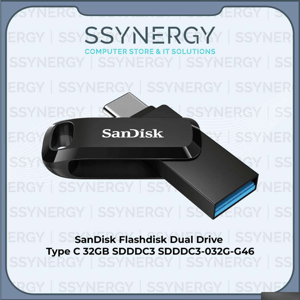 Jual SanDisk Flashdisk Dual Drive Type C 32GB - 256GB SDDDC3 | Shopee ...