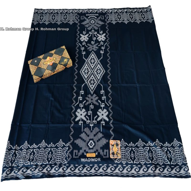 Jual Sarung Wadimor Motif Batik Bali Hitam Polos Murah Dan