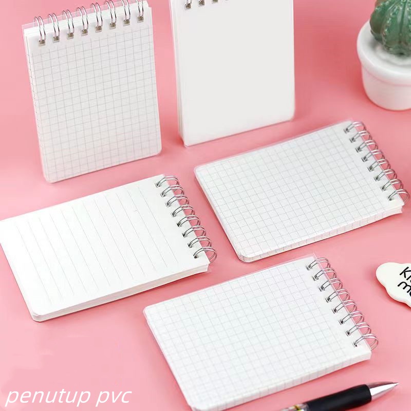 Jual Flip-Up Coil Book/Transparent PP Matte Cover Portable Mini ...