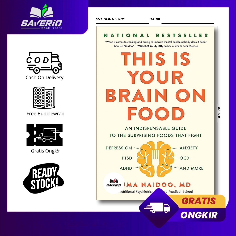 Jual Uma Naidoo This Is Your Brain on Food An Indispensible Guide to