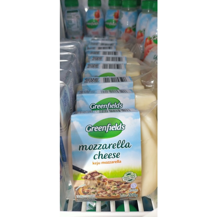 Jual MOZARELLA CHEESE GREENFIELDS 200GR | Shopee Indonesia