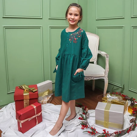 Dress Anak Hijau