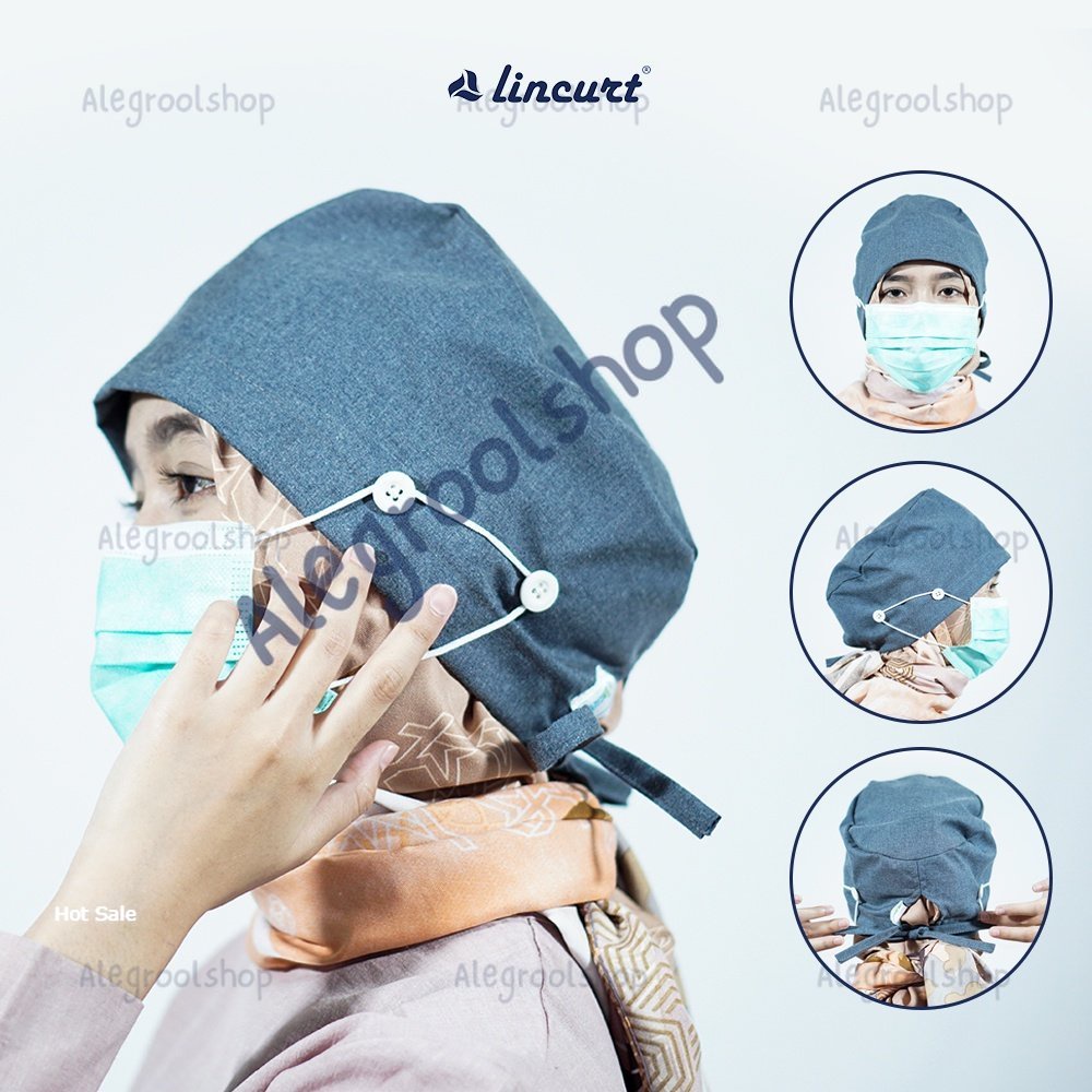 Jual Topi bedah Operasi Tali Masker Bahan Tropical Deluxe | Shopee ...