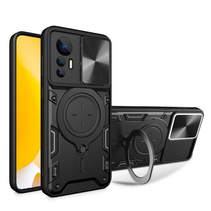 Jual Xiaomi 12 Pro 5g Evox Army Flash Flip Lens Armor Case Shockproof 