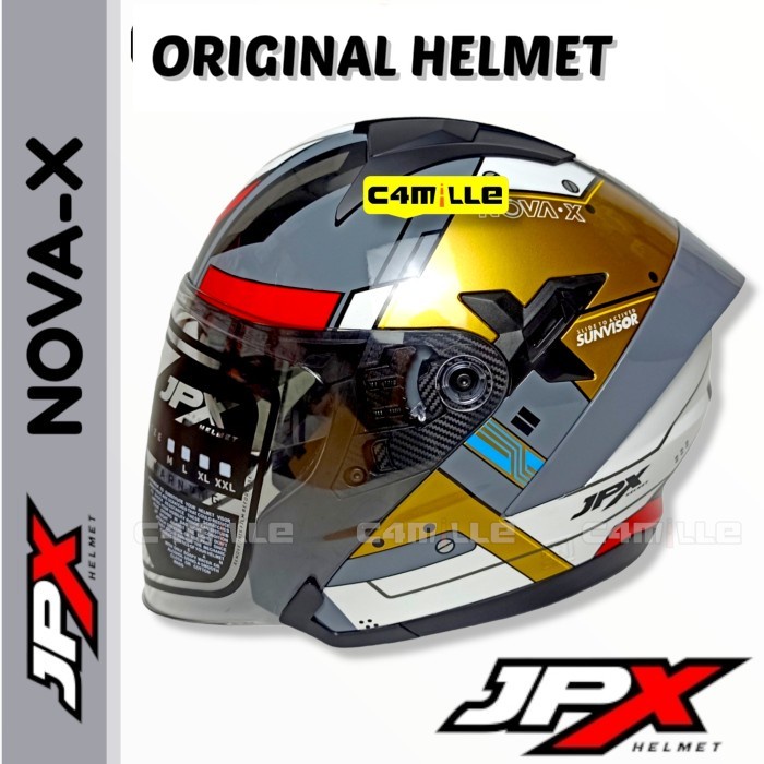 Jual HELM HELEM MOTOR PRIA WANITA DEWASA ORIGINAL SNI HELMET JPX NOVA X
