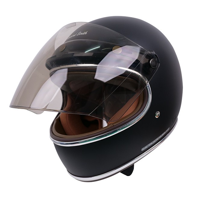 Jual Visor Cafe Racer Kaca Helm CHS - Light Smoke | Shopee Indonesia