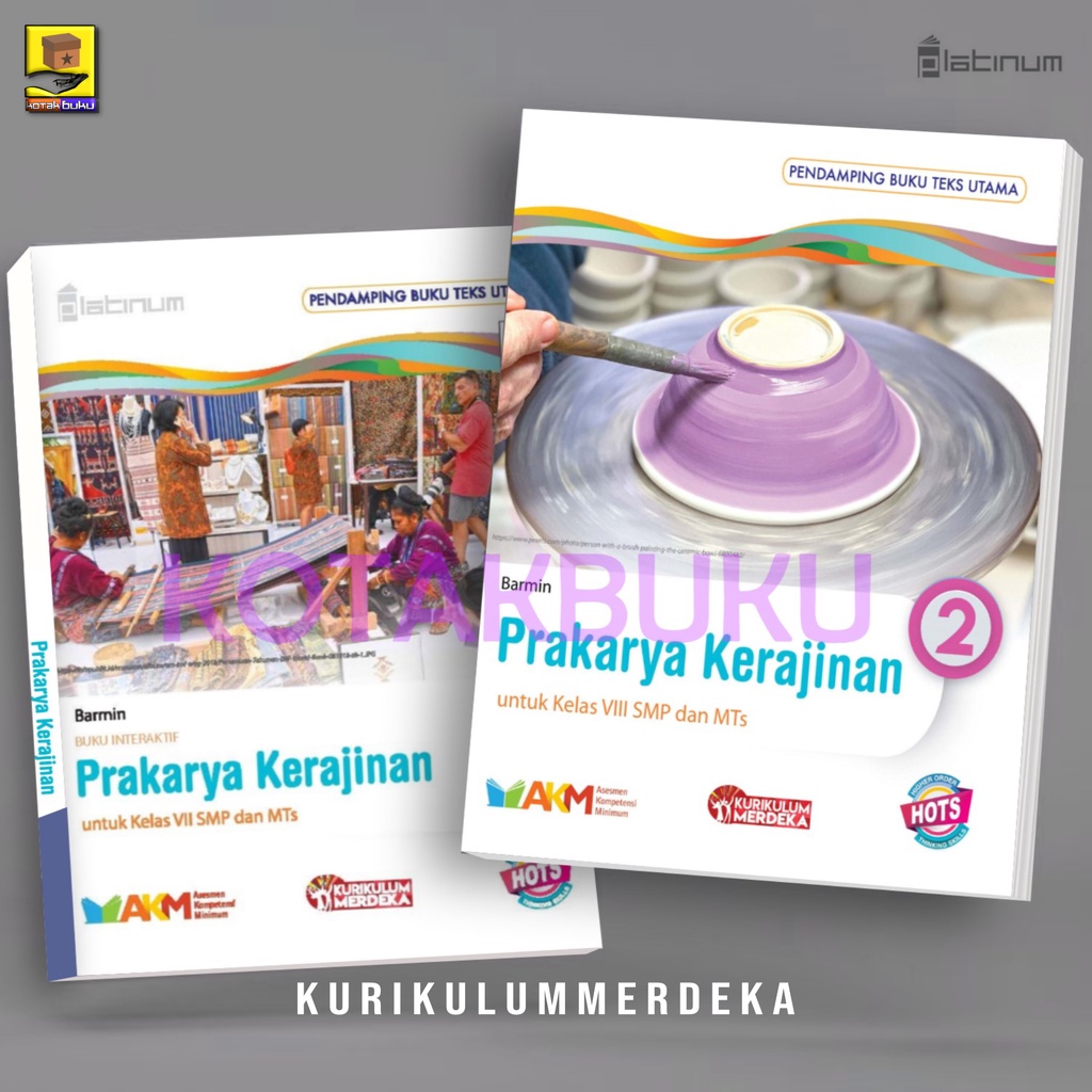 Jual Buku Prakarya kelas 7 8 SMP Kurikulum Merdeka / Prakarya SMP