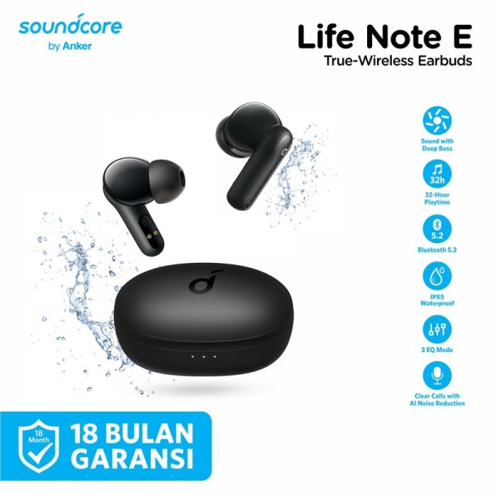 Jual Anker Soundcore Life Note E TWS True Wireless Earbuds Earphone ...