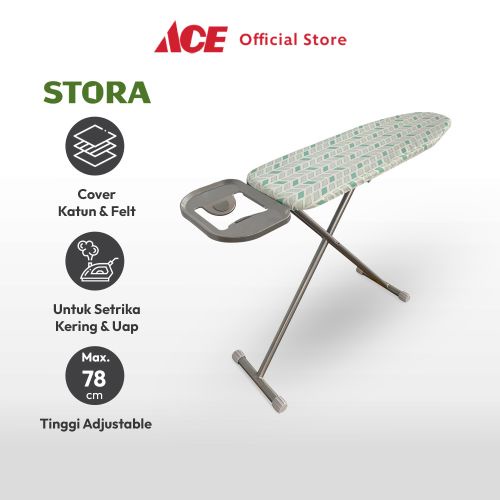 Jual Ace Stora 91.5X30.5 cm Meja Setrika Lipat Hijau Ironing Board