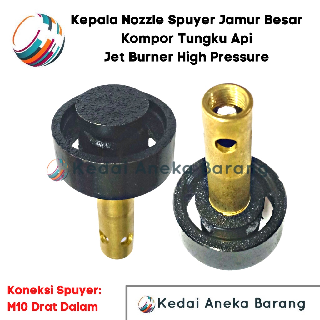 Jual Kepala Jamur Besar Spuyer Nozzle Kompor Burner Tungku Api High ...