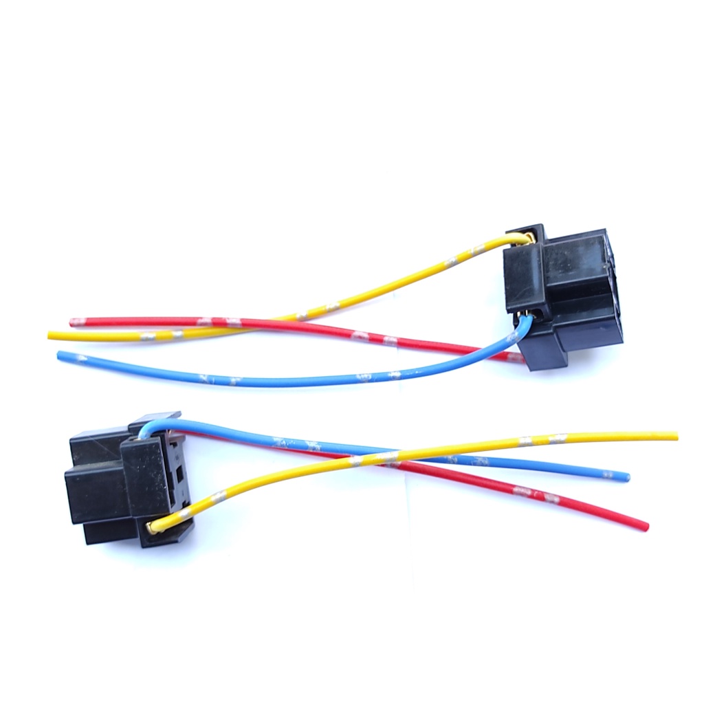 Jual Fiting Lampu H4 Soket Socket HS1 Bohlam Motor Mobil 3 Kabel Awet ...