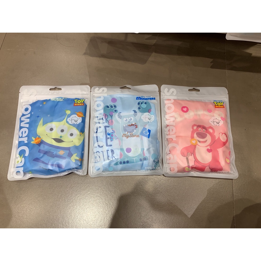 Jual MINISO Penutup Rambut Shower Cap Toy Story Collection Shower Cap