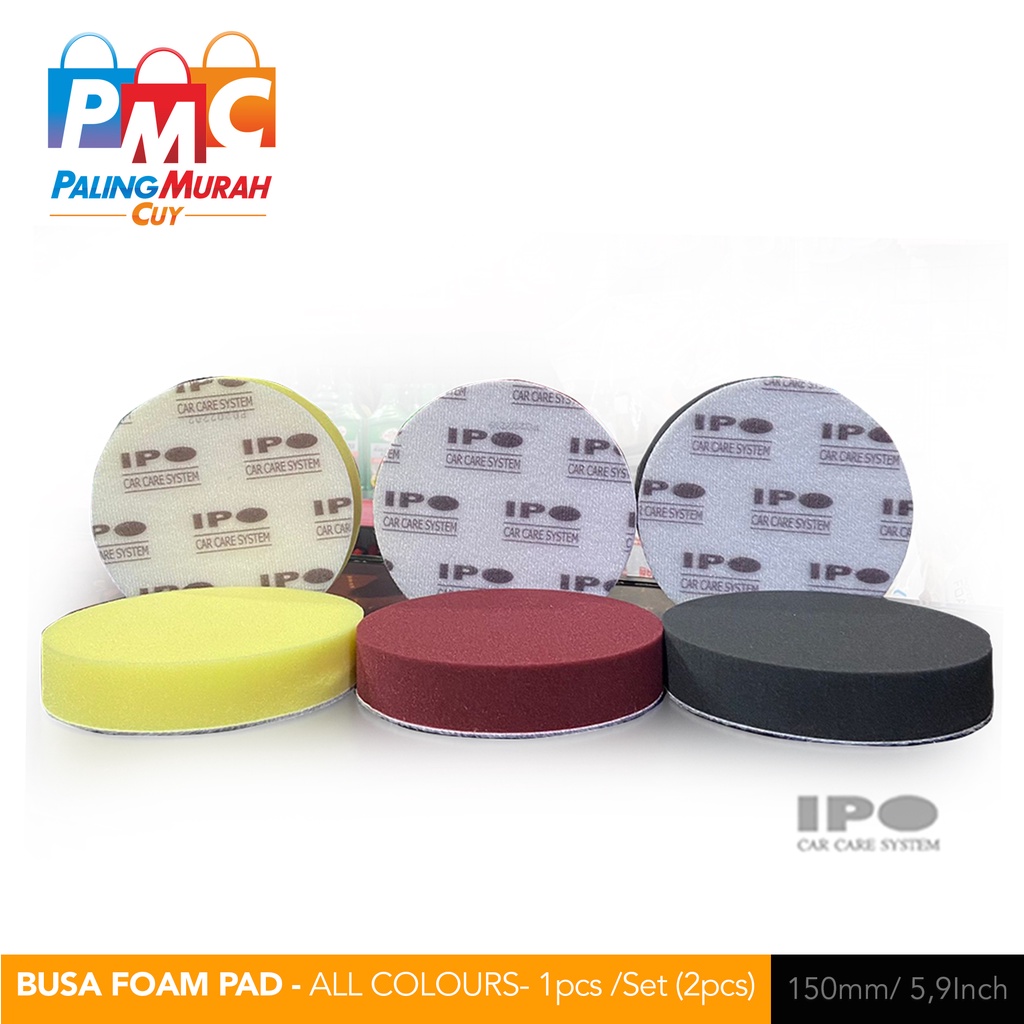 Jual IPO Busa Poles Rata 6 Inch - Flat Foam Pad 150mm | Shopee Indonesia