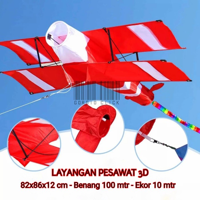 Jual Layangan / Layang Layang Pesawat 3D | Shopee Indonesia