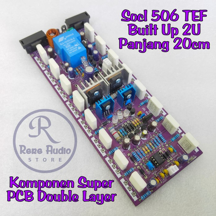 Jual Driver Power Super OCL SOCL 506 TEF Built Up 2U 20 CM PCB Double
