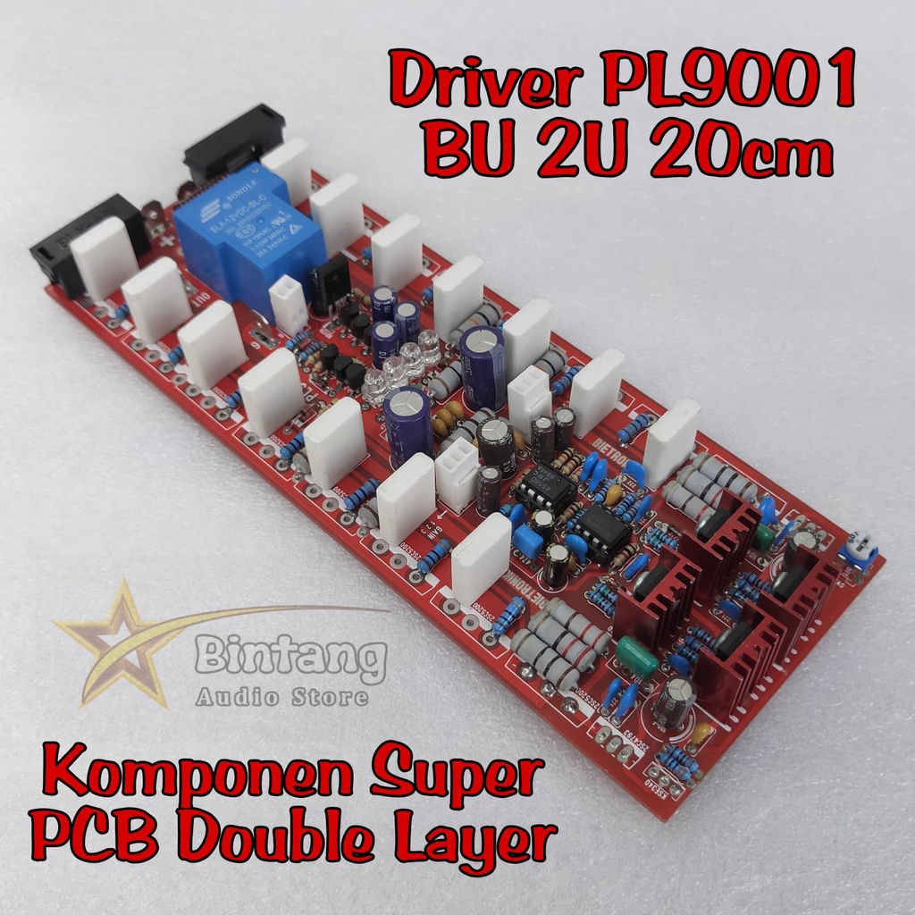 Jual Kit Driver Power PL9001 / PL 9001 Built Up 2U 20 CM PCB Dobel ...