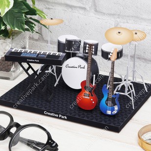 Jual Miniature instrument set Rock band papercraft | Shopee Indonesia