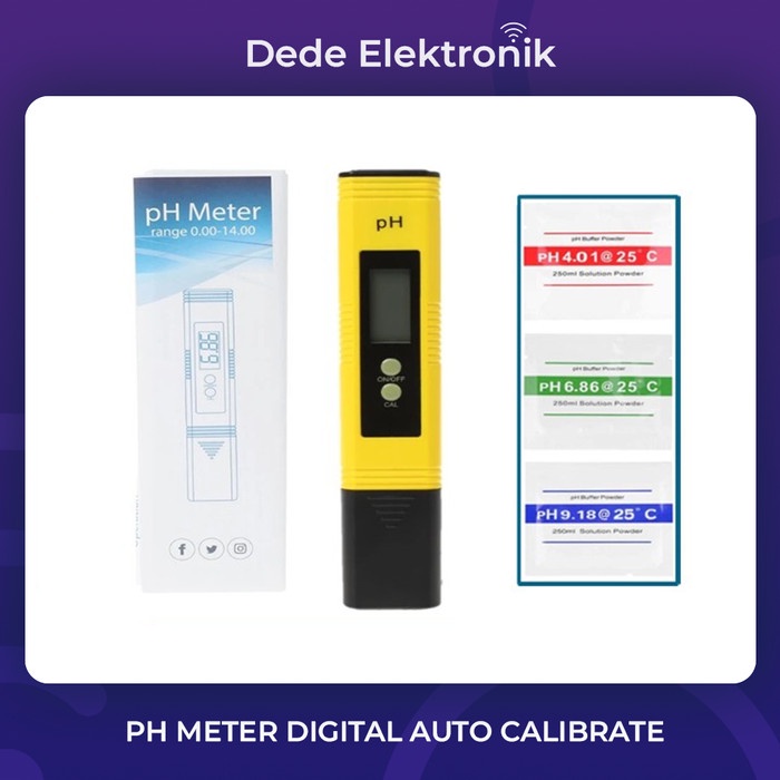 Jual pH Meter Digital Auto Calibrate Alat Ukur Keasaman Tester