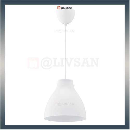 Jual Lampu Gantung Putih 28cm Melodi Shopee Indonesia