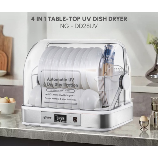 Jual 4 in 1 Table Top UV Dish Dryer 28L Shopee Indonesia