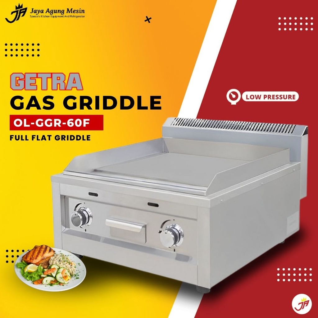 Jual S/S GAS GRIDDLE GETRA FULL FLAT OLGGR60F / OL GGR 60F Shopee
