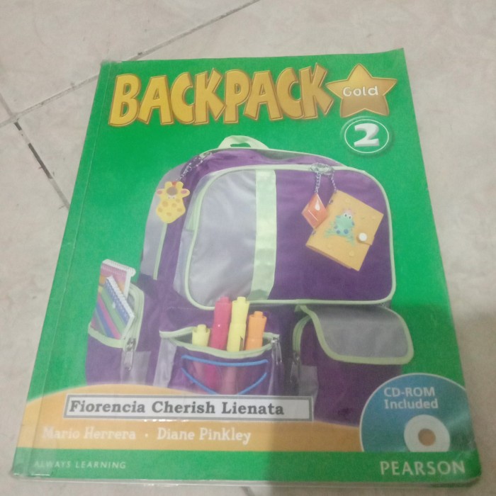 Jual BUKU BACKPACK GOLD 2 PEARSON LENGKAP CD / BUKU KELAS 2 SD / SESUAI ...