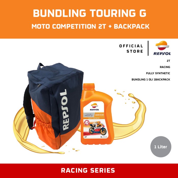 Jual BUNDLING TOURING G Oli Repsol Competition 2T Ester TP 1L dan ...