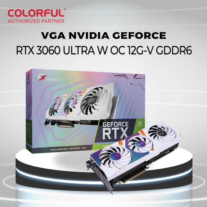 Jual GEFORCE VGA NVIDIA COLORFUL RTX 3060 ULTRA W OC 12G-V GDDR6 ...