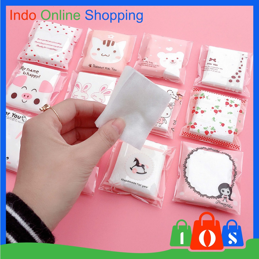 Tisu Pembersih Make Up Tipis Traver Kapas Toner Pembersih Wajah Import COD IOS 737