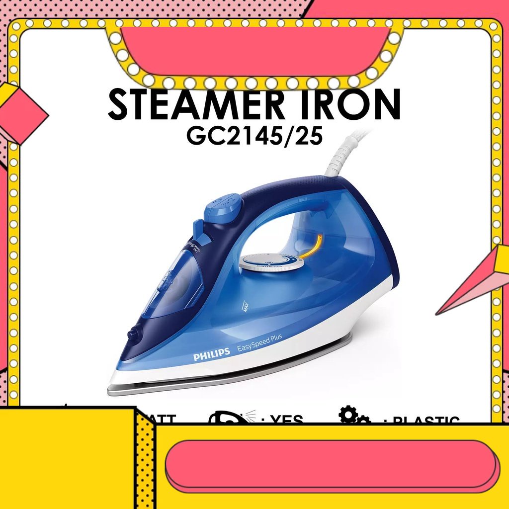 Jual Jual PHILIPS Steam Iron GC2145/25 GC2145 Biru harga terbaik low