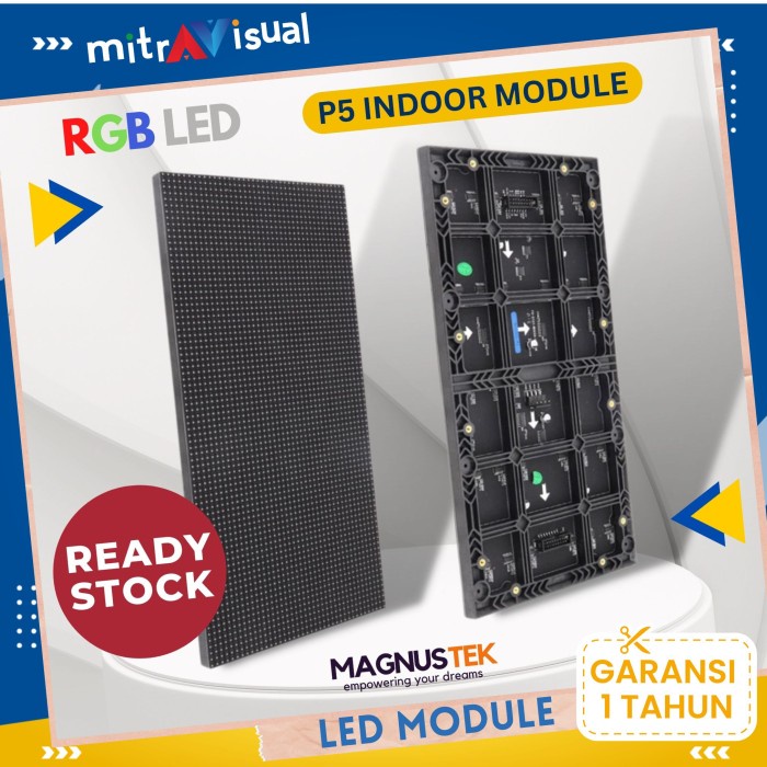Jual MAGNUSTEK P5 Indoor LED Videotron Full Color RGB Module | Shopee ...